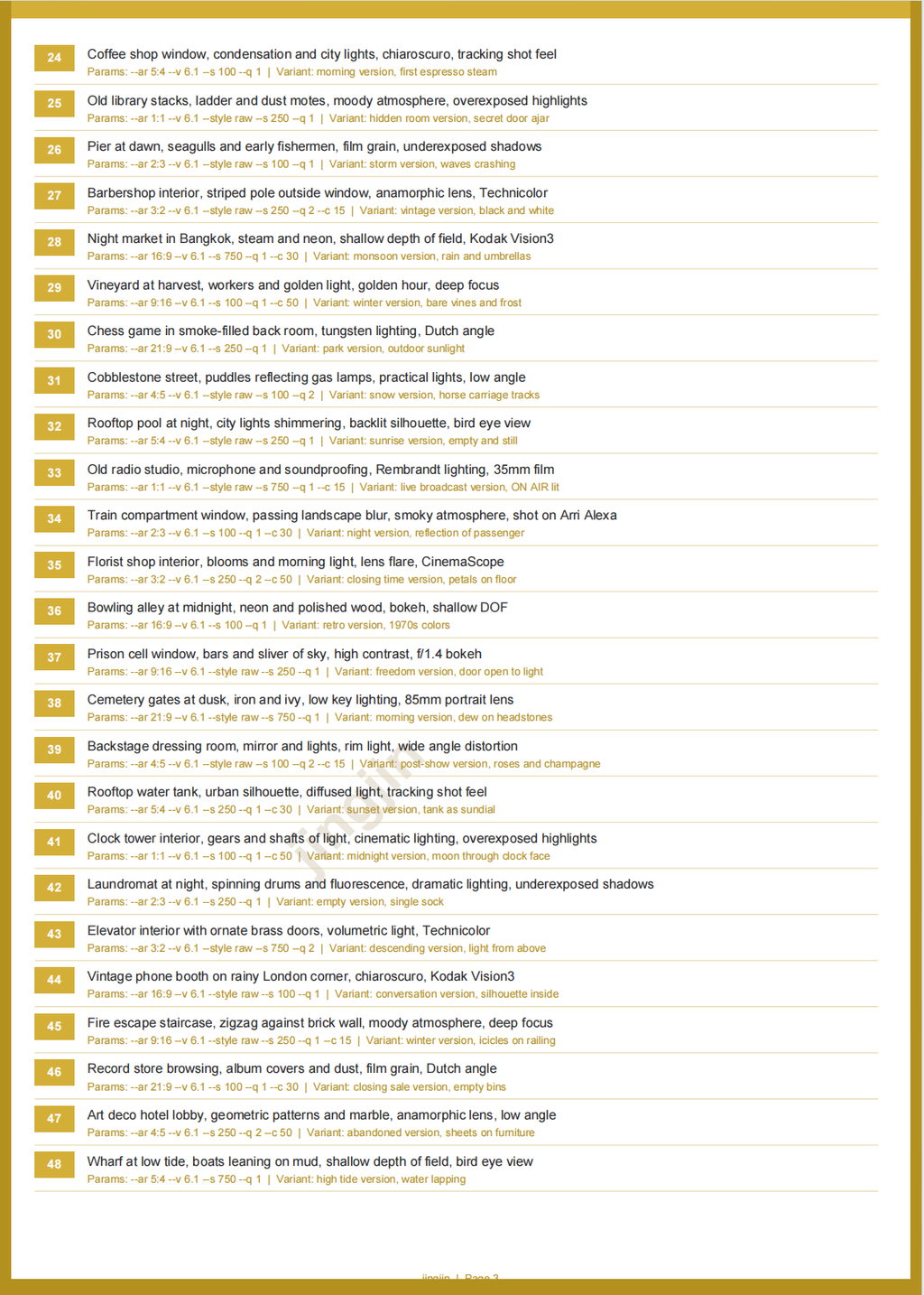 700 Professional Midjourney Creation Prompts