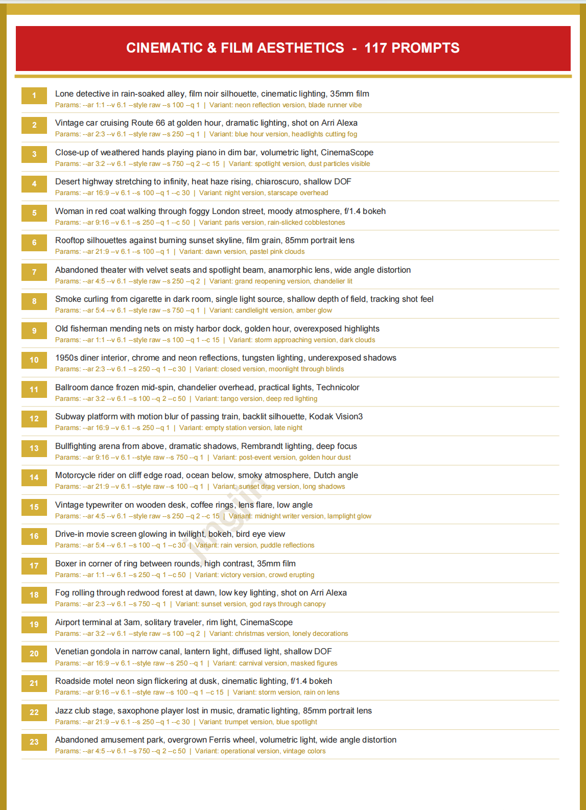 700 Professional Midjourney Creation Prompts